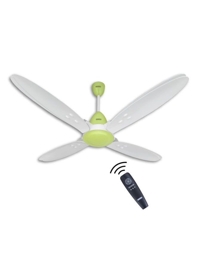 أوشا USHA New Bloom Series Lily Nova (Inspired by Lily) 4-Blade BLDC Ceiling Fan with Bi-Directional Feature | Sleep/Boost/Timer Modes | RF Remote | Dust-Resistant | Whisper-Quiet (White & Light Green) - Image 2